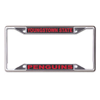 Wholesale-Youngstown State Penguins MASCOT Lic Plt Frame S/S Printed
