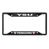 Wholesale-Youngstown State Penguins CARBON Lic Plt Frame S/S