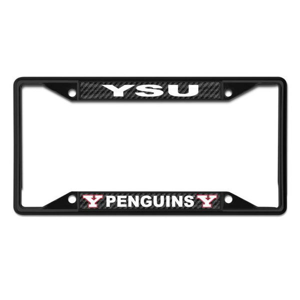 Wholesale-Youngstown State Penguins CARBON Lic Plt Frame S/S