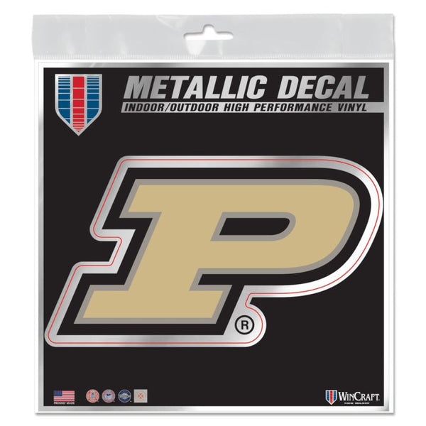 Wholesale-Purdue Boilermakers Decal Metallic 6" x 6"