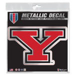 Wholesale-Youngstown State Penguins Decal Metallic 6" x 6"