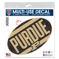 Wholesale-Purdue Boilermakers VINTAGE OVAL All Surface Decal 6" x 6"