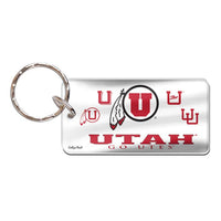 Wholesale-Utah Utes /College Vault evolution Keychain Rectangle