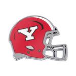 Wholesale-Youngstown State Penguins HELMET Chrome Metal Domed Emblem