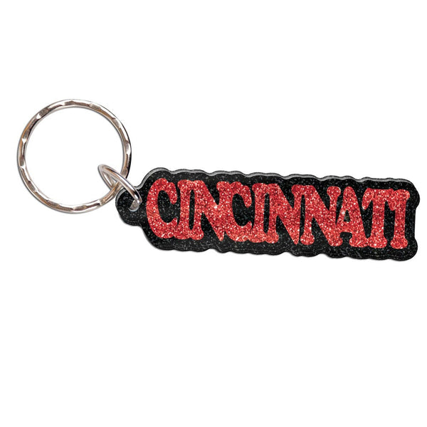 Cincinnati Bearcats Keychain w/Letters