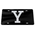 Wholesale-Yale Bulldogs BLACKOUT Specialty Acrylic License Plate