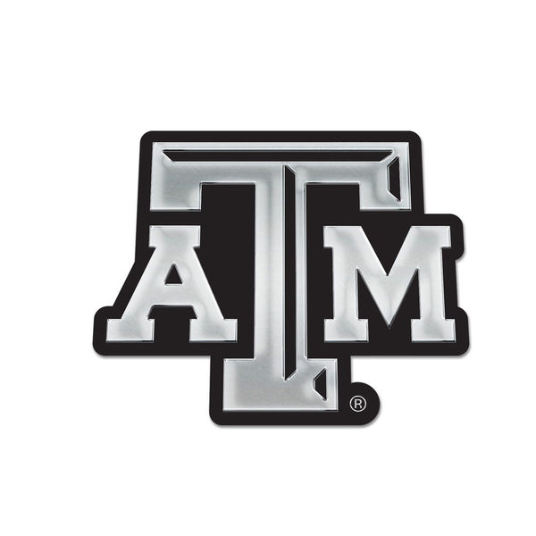 Texas A&M Aggies BLACKOUT Acrylic Auto Emblem