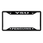 Wholesale-Youngstown State Penguins YOUNGSTOWN ST BLACKOUT Lic Plt Frame S/S