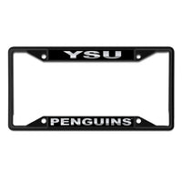 Wholesale-Youngstown State Penguins YOUNGSTOWN ST BLACKOUT Lic Plt Frame S/S