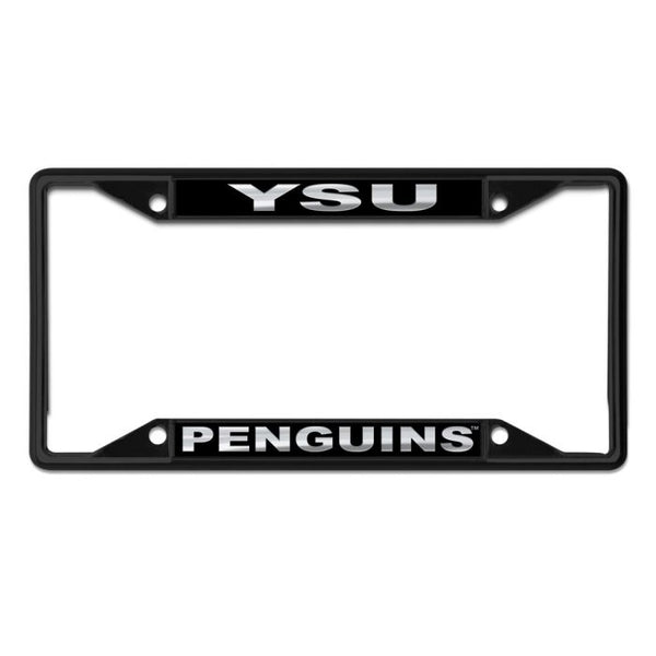 Wholesale-Youngstown State Penguins YOUNGSTOWN ST BLACKOUT Lic Plt Frame S/S