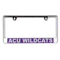 Wholesale-Abilene Christian Wildcats Lic Plate Frame B/O Printed