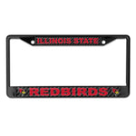 Wholesale-Illinois State Redbirds CARBON Lic Plt Frame S/L Printed