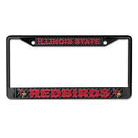 Wholesale-Illinois State Redbirds CARBON Lic Plt Frame S/L Printed