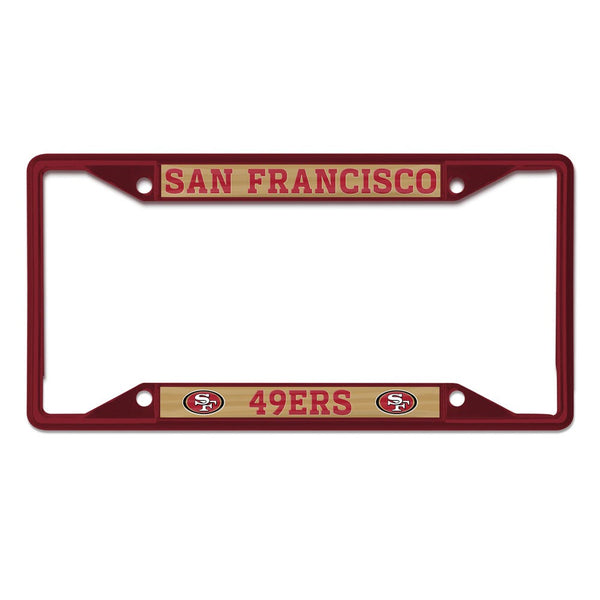 San Francisco 49ers Lic Plt Frame S/S