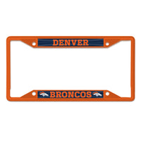 Denver Broncos Lic Plt Frame S/S