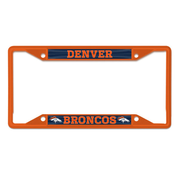 Denver Broncos Lic Plt Frame S/S