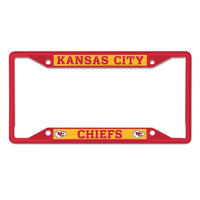Kansas City Chiefs Lic Plt Frame S/S