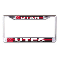 Wholesale-Utah Utes AMERICANA Lic Plt Frame S/L Printed