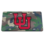 Wholesale-Utah Utes Camo Specialty Acrylic License Plate