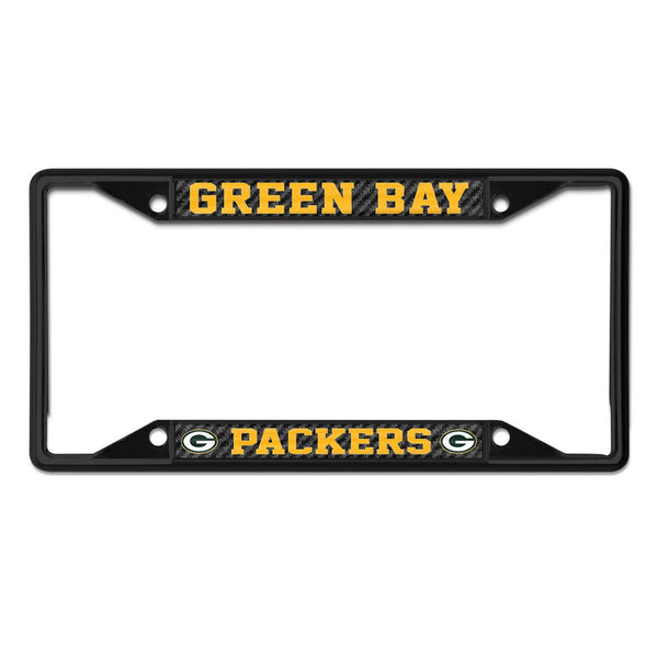 Green Bay Packers carbon Lic Plt Frame S/S