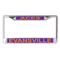 Wholesale-Evansville Purple Aces Lic Plt Frame S/L Printed