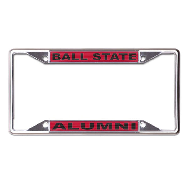 Wholesale-Ball State Cardinals Lic Plt Frame S/S Printed