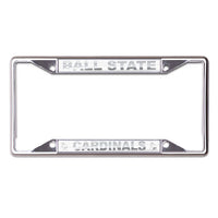 Wholesale-Ball State Cardinals Lic Plt Frame S/S Printed