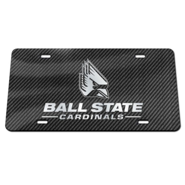 Wholesale-Ball State Cardinals Specialty Acrylic License Plate