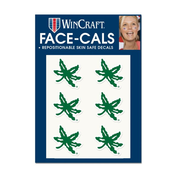 Wholesale-Ohio State Buckeyes HELMET LEAF Face Cals