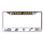 Utah Jazz Lic Plt Frame S/L Printed
