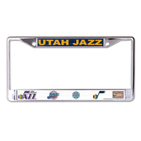 Utah Jazz Lic Plt Frame S/L Printed
