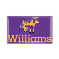Wholesale-(COW MASCOT) WILLIAMS Domed Magnets 3" x 5"