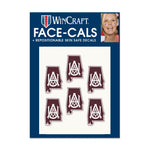 Alabama A&M Bulldogs STATE SHAPE Face Cals