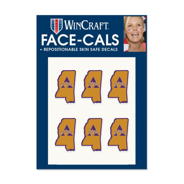 Wholesale-Alcorn State Braves STATE SHAPE Face Cals