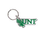 North Texas Mean Green Keychain Freeform
