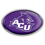 Wholesale-Abilene Christian Wildcats Chrome Metal Domed Emblem