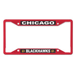 Chicago Blackhawks RED Lic Plt Frame S/S
