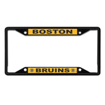Boston Bruins black Lic Plt Frame S/S