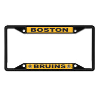 Boston Bruins black Lic Plt Frame S/S