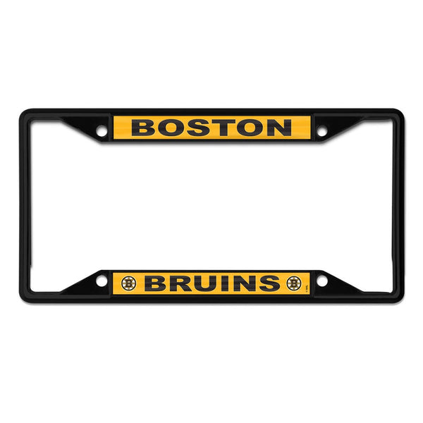 Boston Bruins black Lic Plt Frame S/S