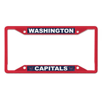 Washington Capitals RED Lic Plt Frame S/S