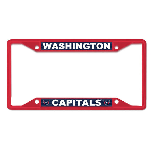Washington Capitals RED Lic Plt Frame S/S