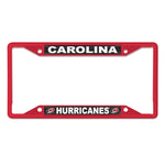 Carolina Hurricanes red Lic Plt Frame S/S