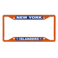 New York Islanders orange Lic Plt Frame S/S