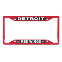 Detroit Red Wings red Lic Plt Frame S/S