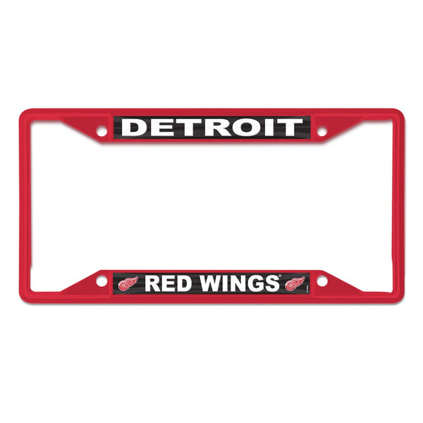 Detroit Red Wings red Lic Plt Frame S/S