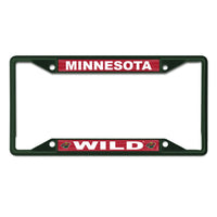 Minnesota Wild green Lic Plt Frame S/S