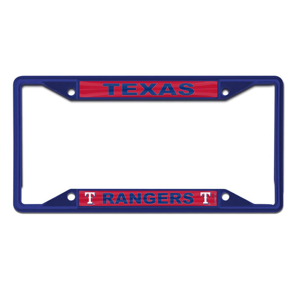 Texas Rangers Lic Plt Frame S/S