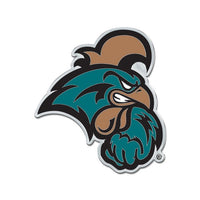 Wholesale-Coastal Carolina Chanticleers Colored Chrome Free Form Auto Emblem