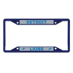 Detroit Lions Lic Plt Frame S/S